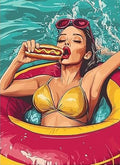 Juicy Hot Dog Summer (6FD) — Diamond Painting Kit