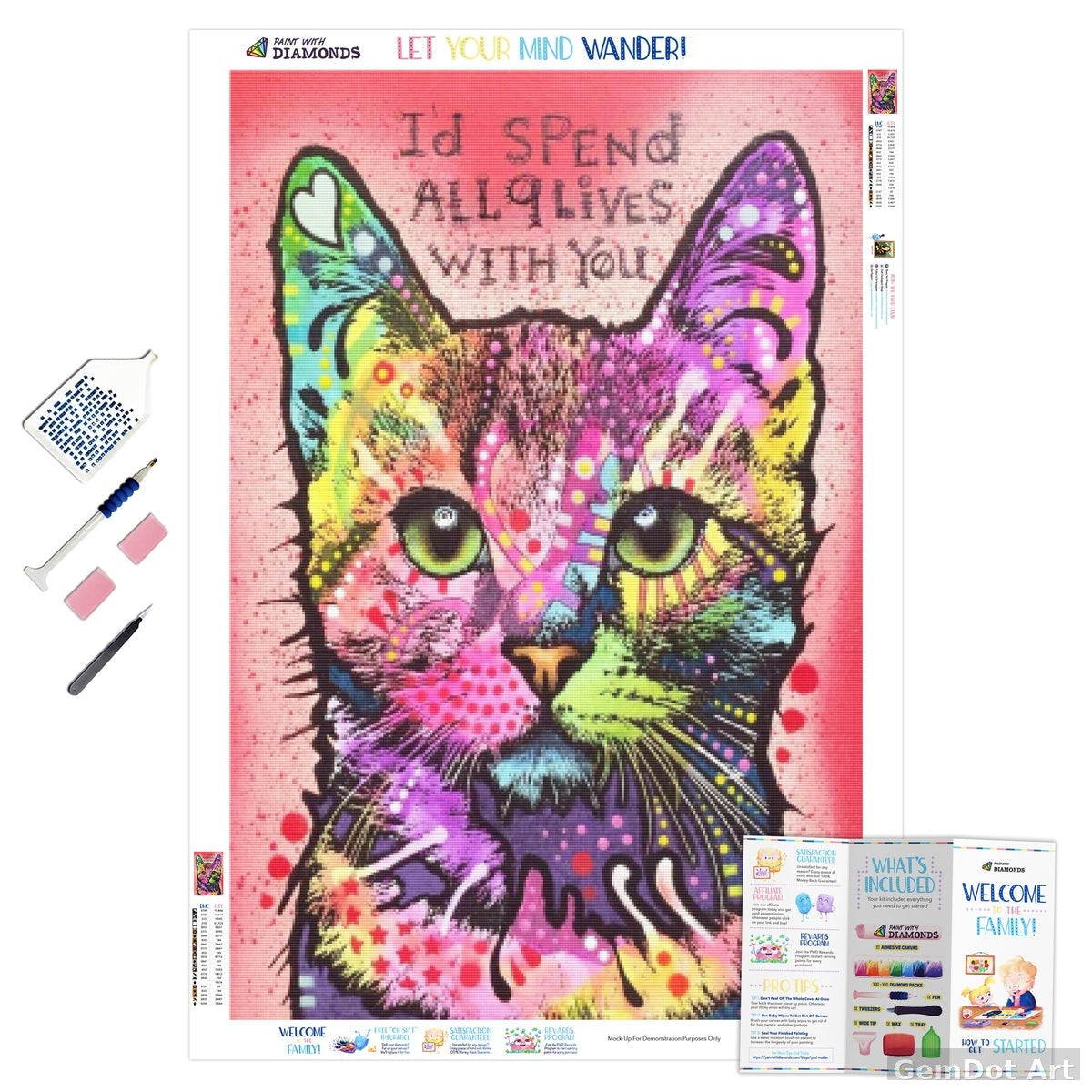 9 Lives — Diamond Painting Kit