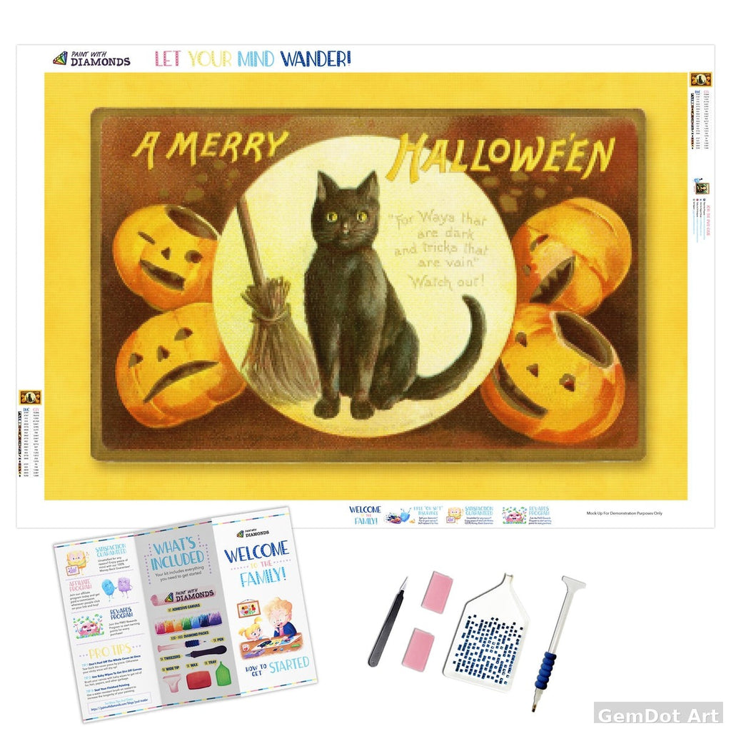 A Merry Halloween — Diamond Painting Kit