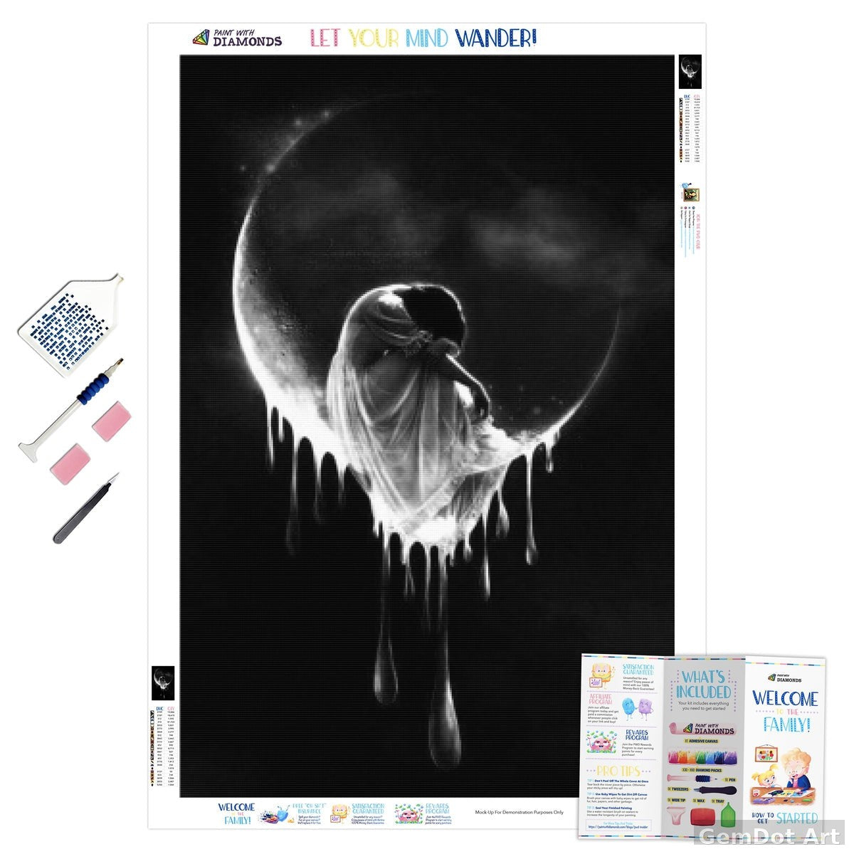A Thousand Sorrows — Diamond Painting Kit