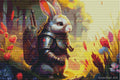 Adventurous Rabbit Knight — Diamond Painting Kit