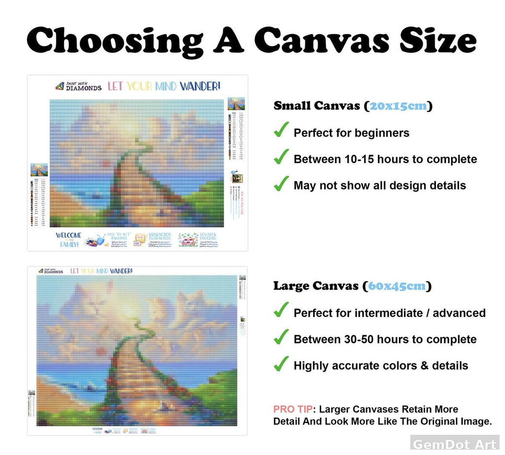All Cats Go To Heaven — Diamond Painting Kit