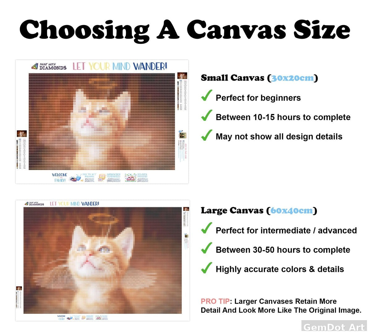 Angel Kitty — Diamond Painting Kit