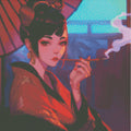 Japanese Courtesan — Diamond Painting Kit