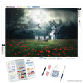 At The Gravestone — Diamond Painting Kit