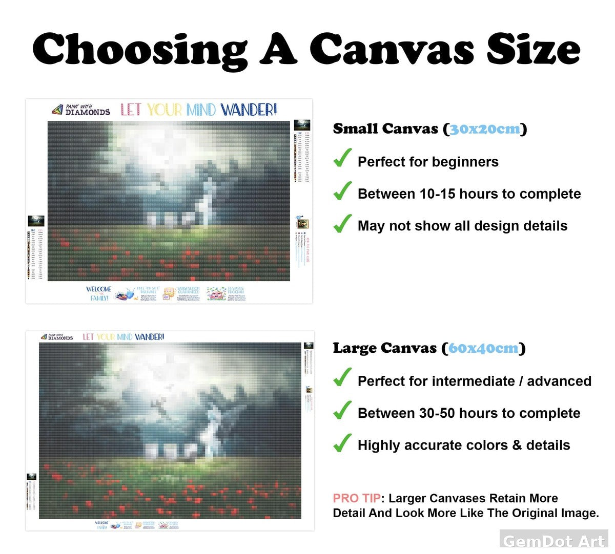 At The Gravestone — Diamond Painting Kit