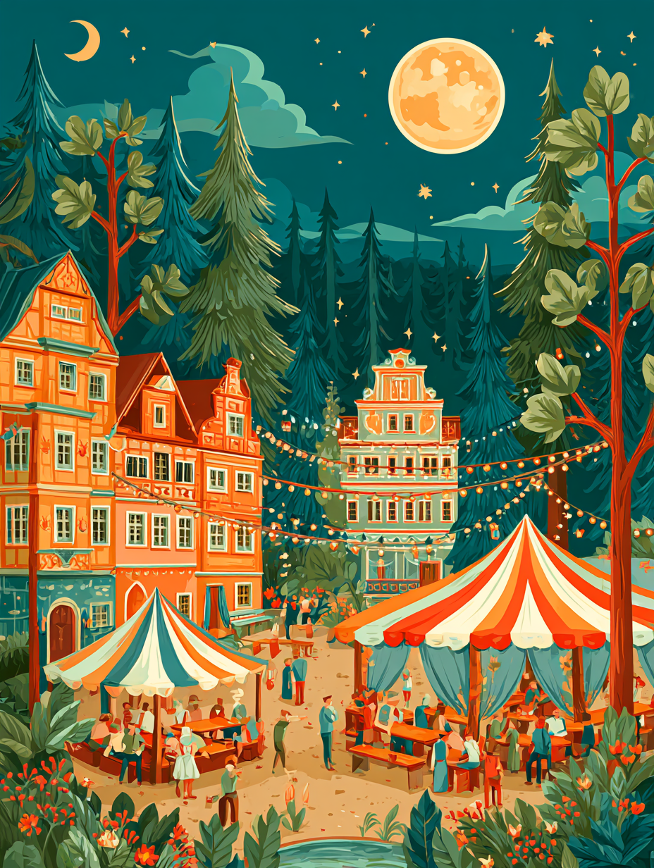 Oktoberfest Reverie — Diamond Painting Kit