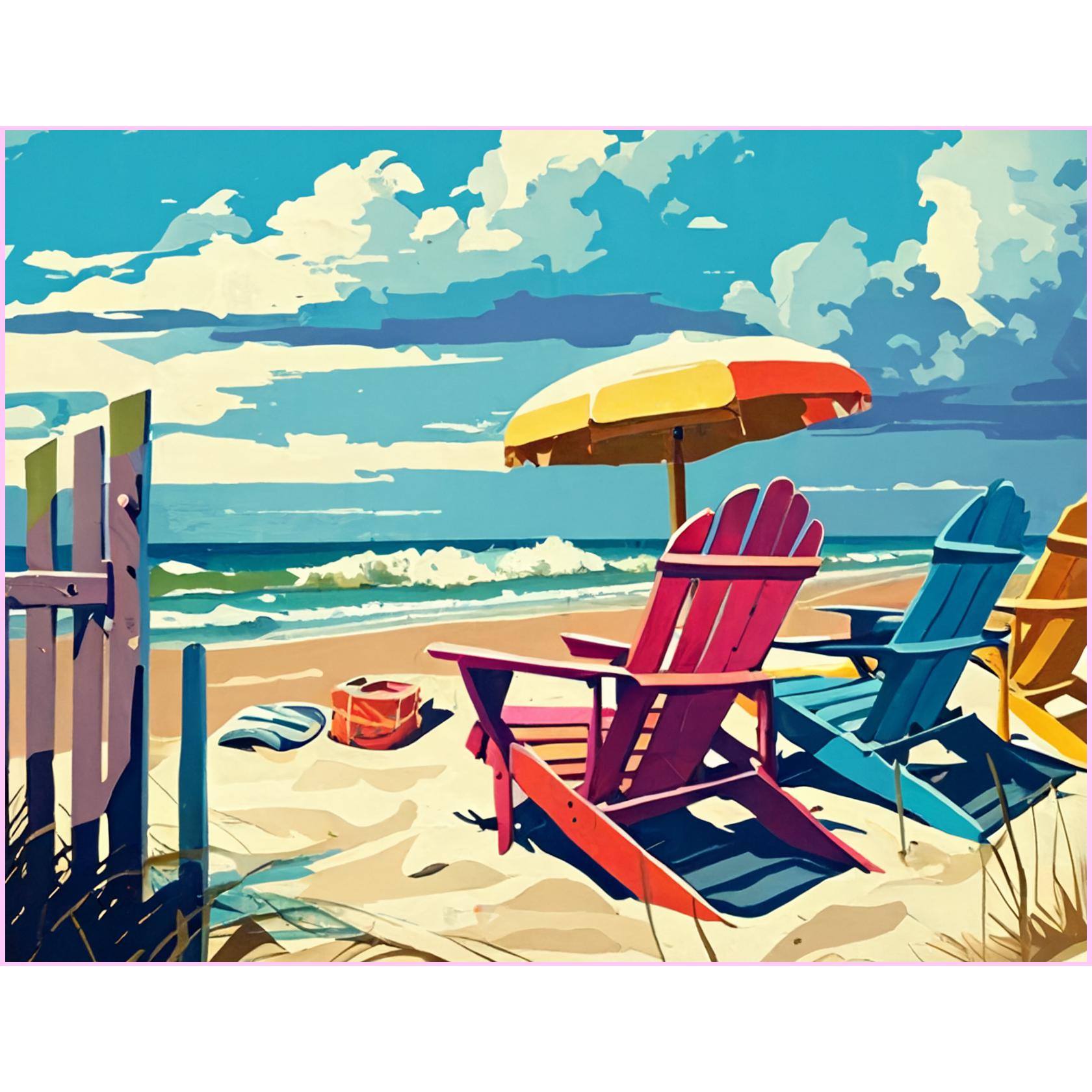 Beach Paradise — Diamond Painting Kit