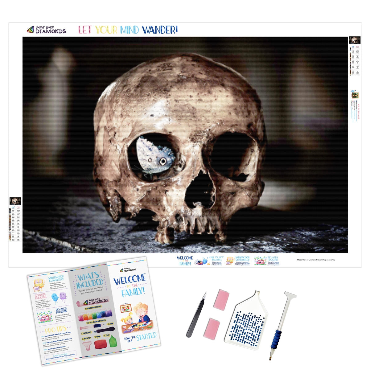 Butterfly Of Death — Diamond Painting Kit