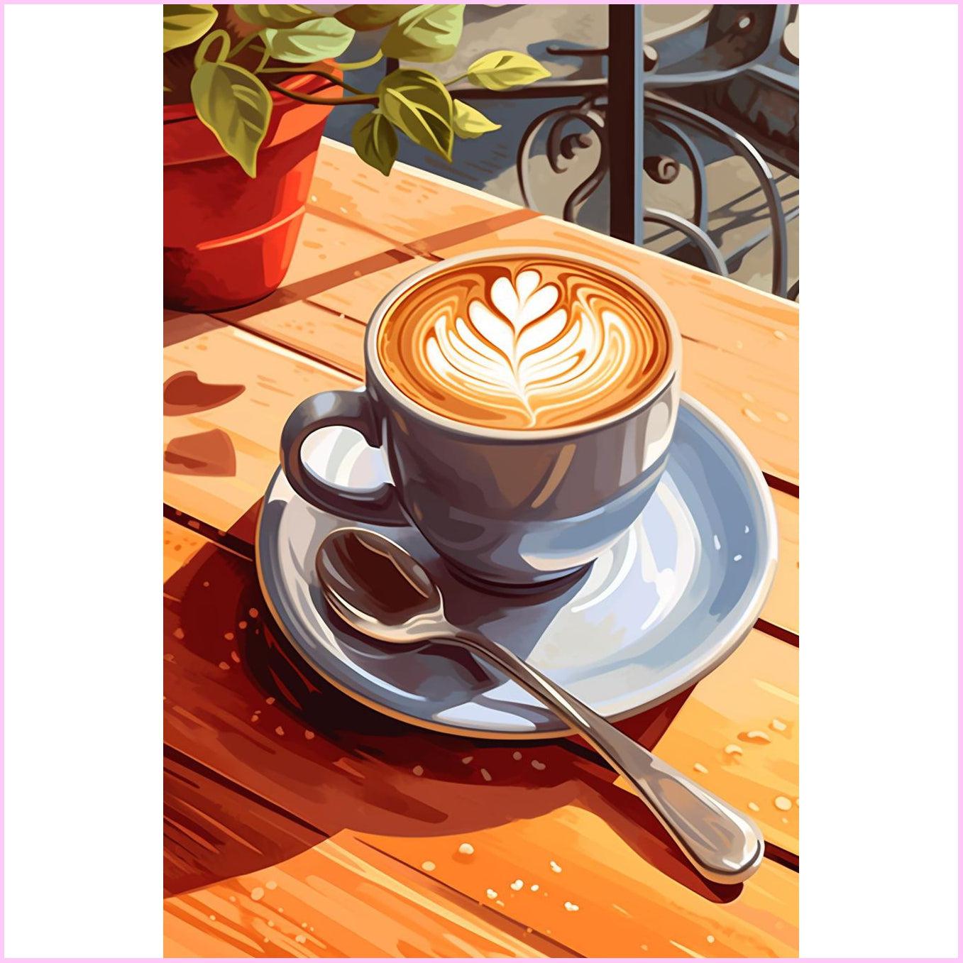Caffeine Bliss — Starter Diamond Painting Kit