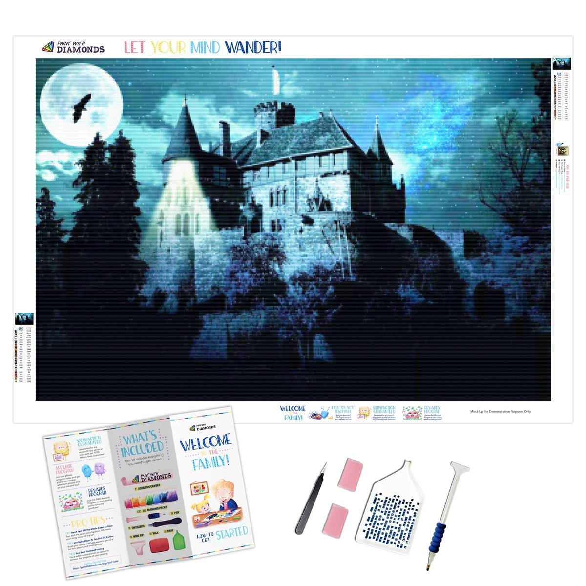 Castle On The Hill — Diamond Painting Kit