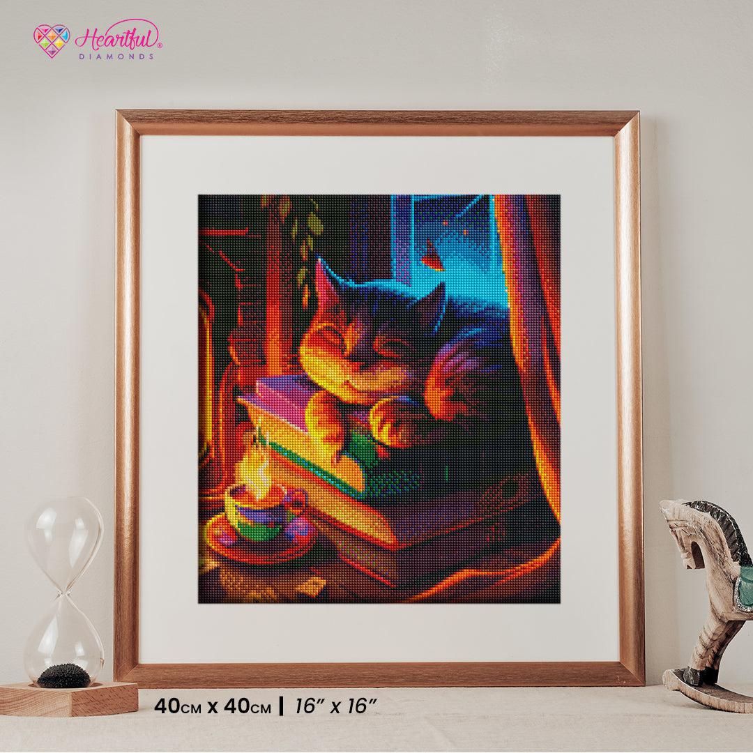 Dreaming Cat — Diamond Painting Kit