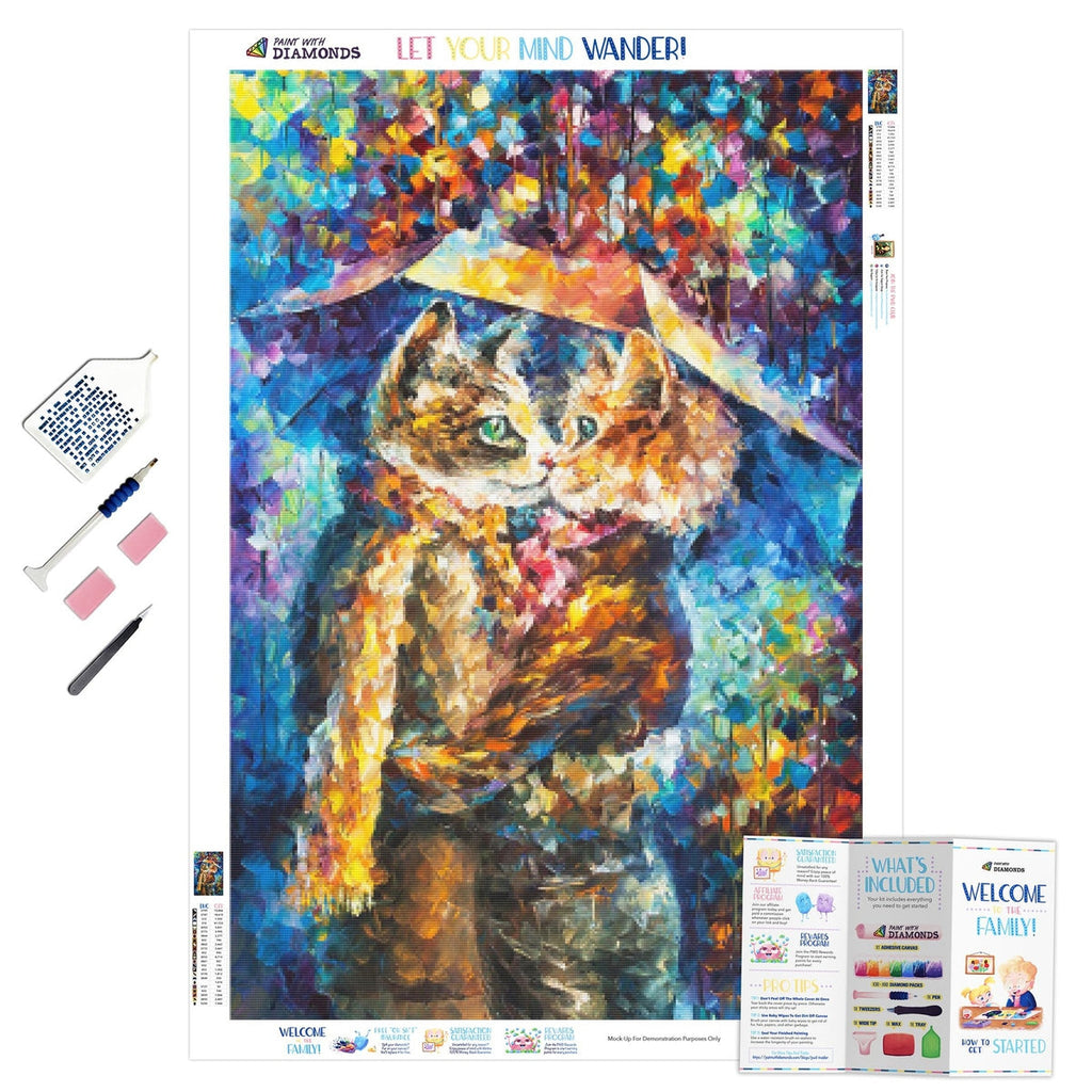 Cat Kiss — Diamond Painting Kit