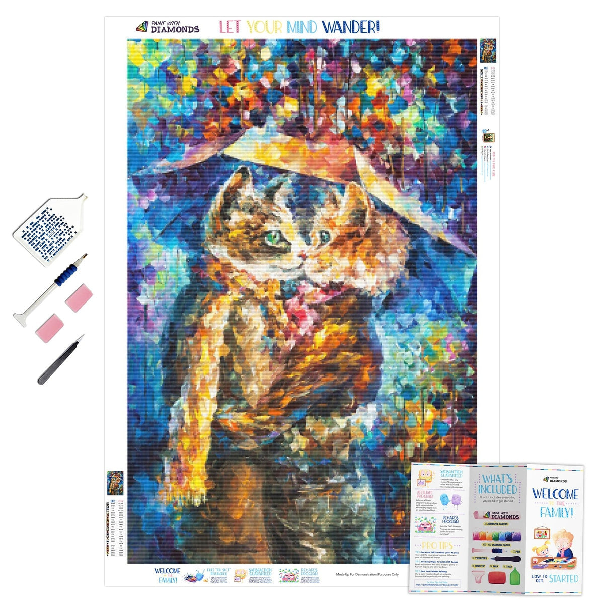 Cat Kiss — Diamond Painting Kit