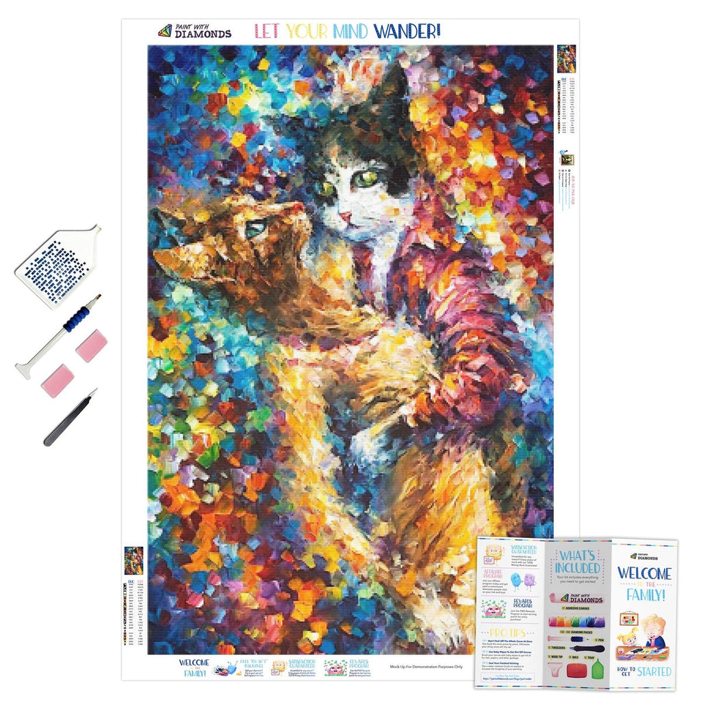 Cat Tango — Diamond Painting Kit