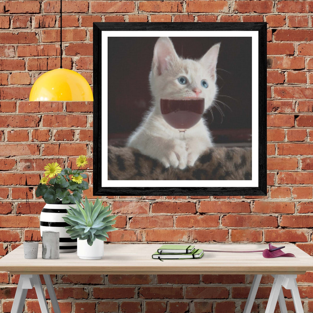 Cat Wine — Diamond Painting Kit