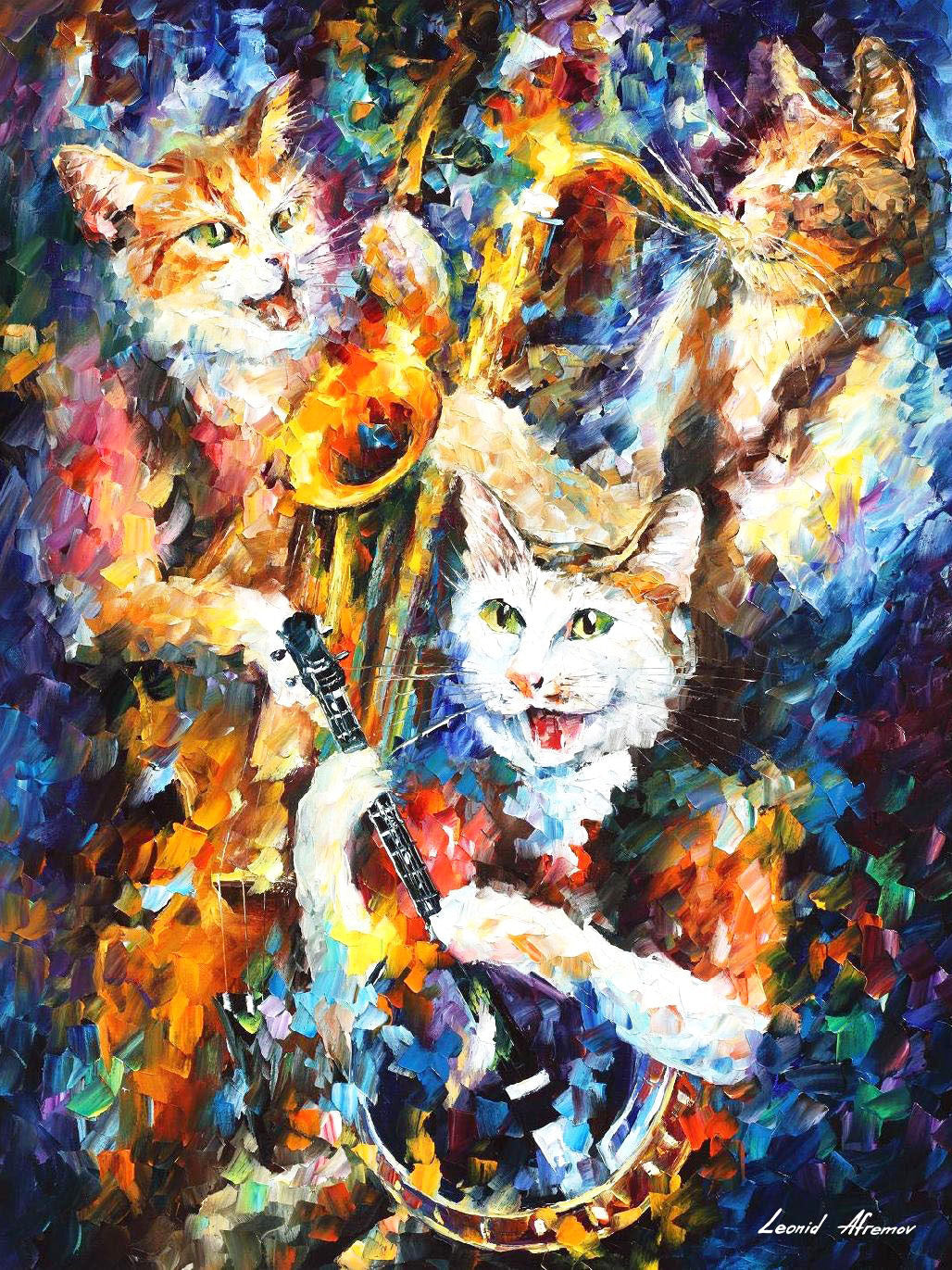 Cat Swing — Diamond Painting Kit