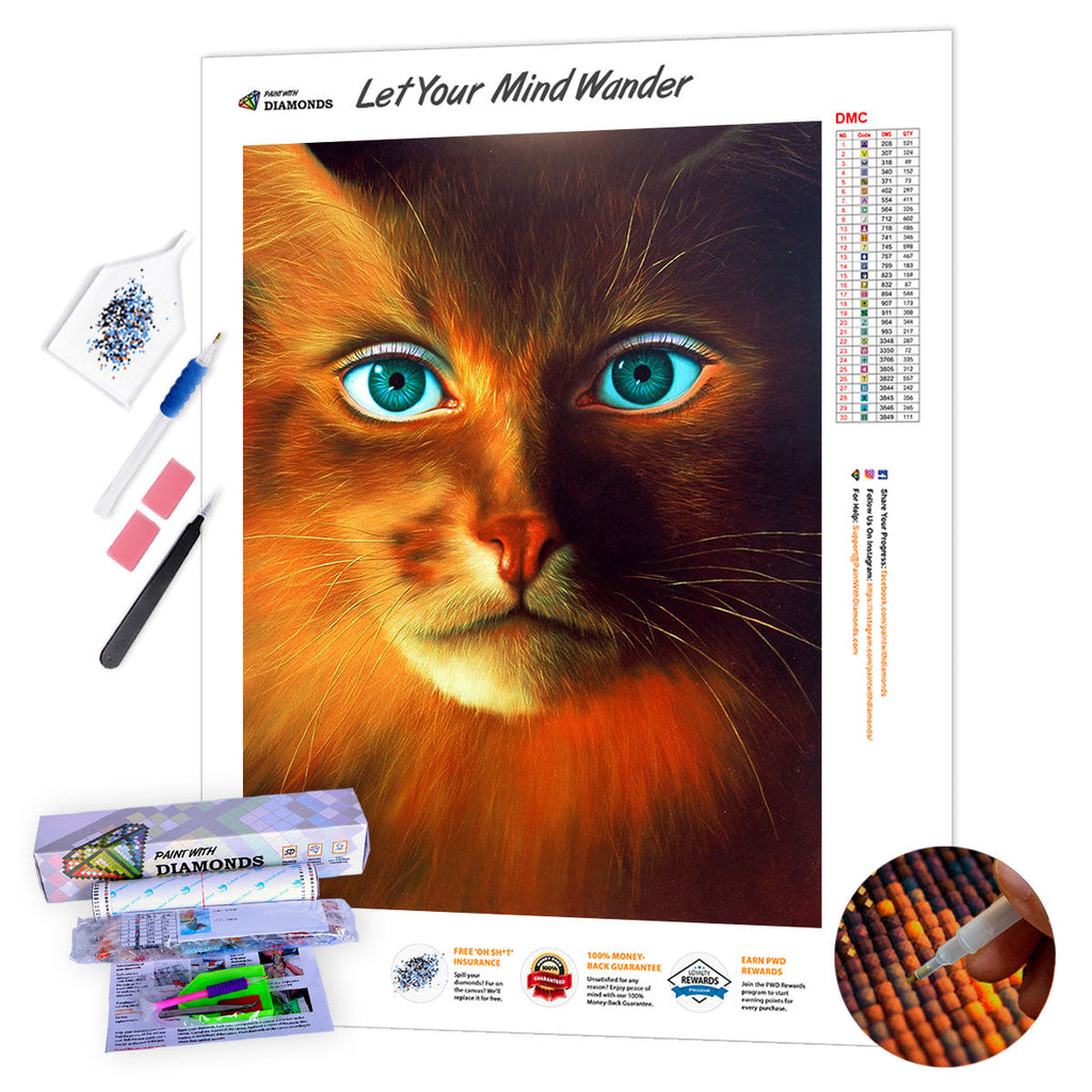 Cat Woman — Diamond Painting Kit