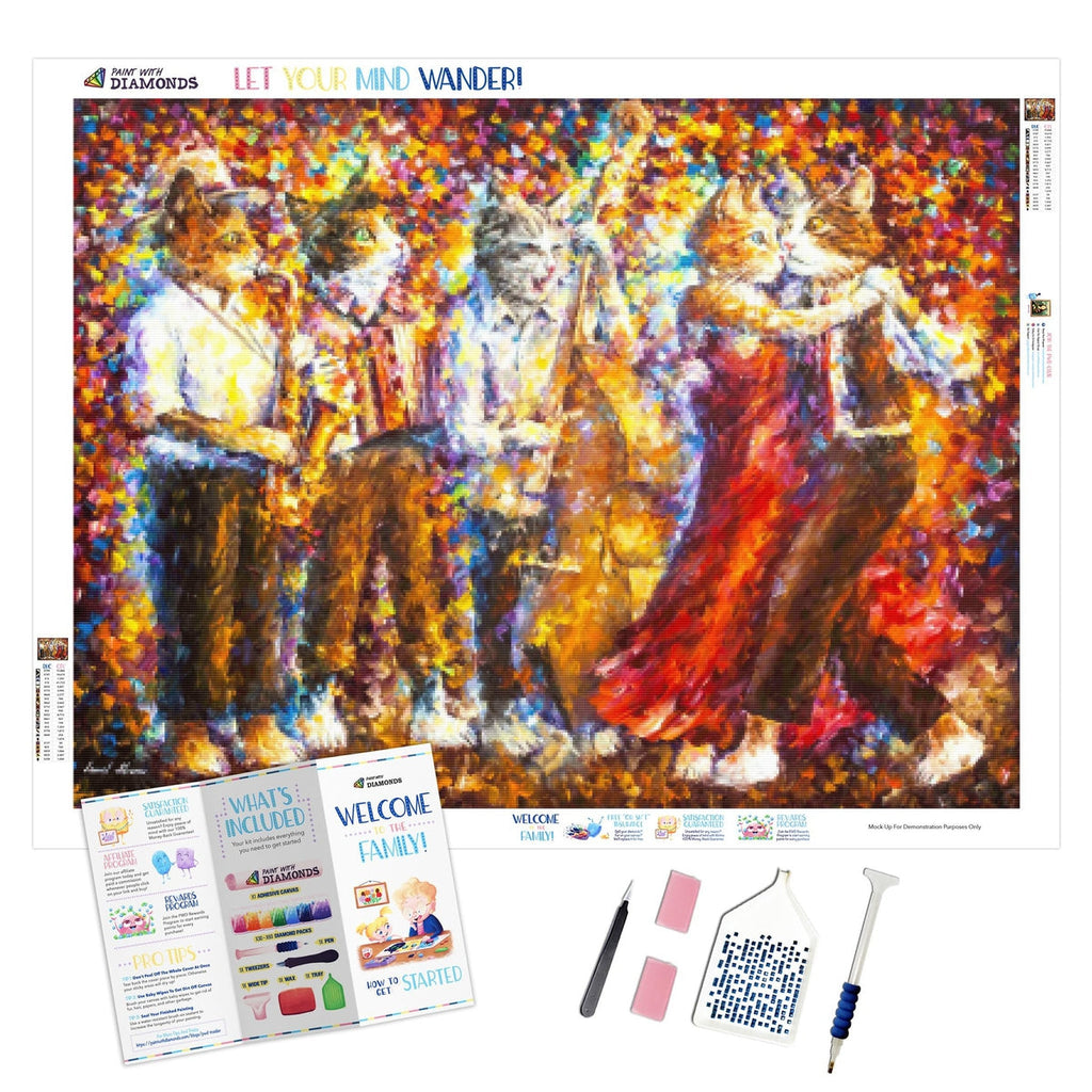 Cats Out Of Cuba — Diamond Painting Kit