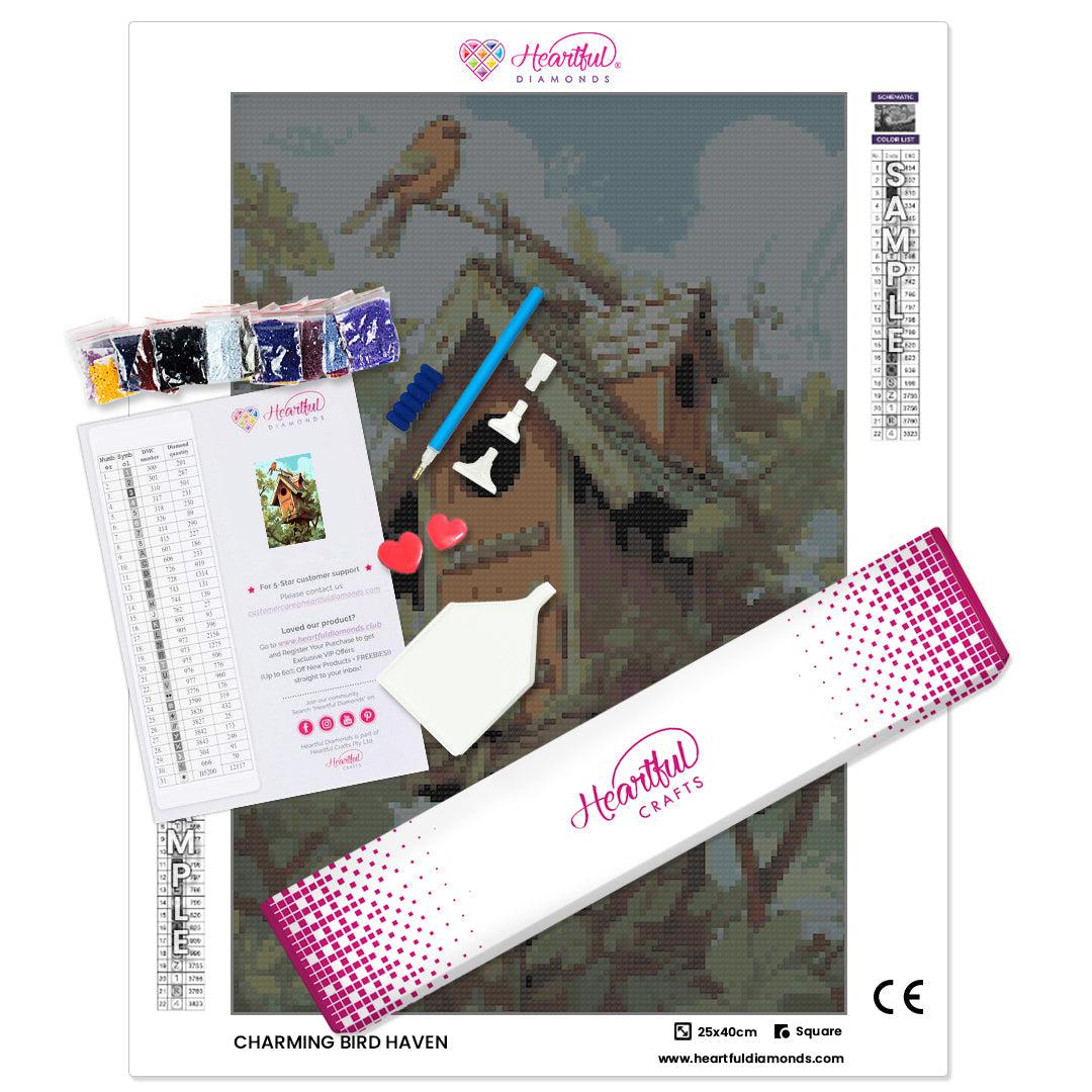 Charming Bird Haven — Starter Diamond Painting Kit