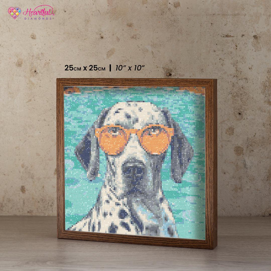 Chill Dog by the Pool — Starter Diamond Painting Kit