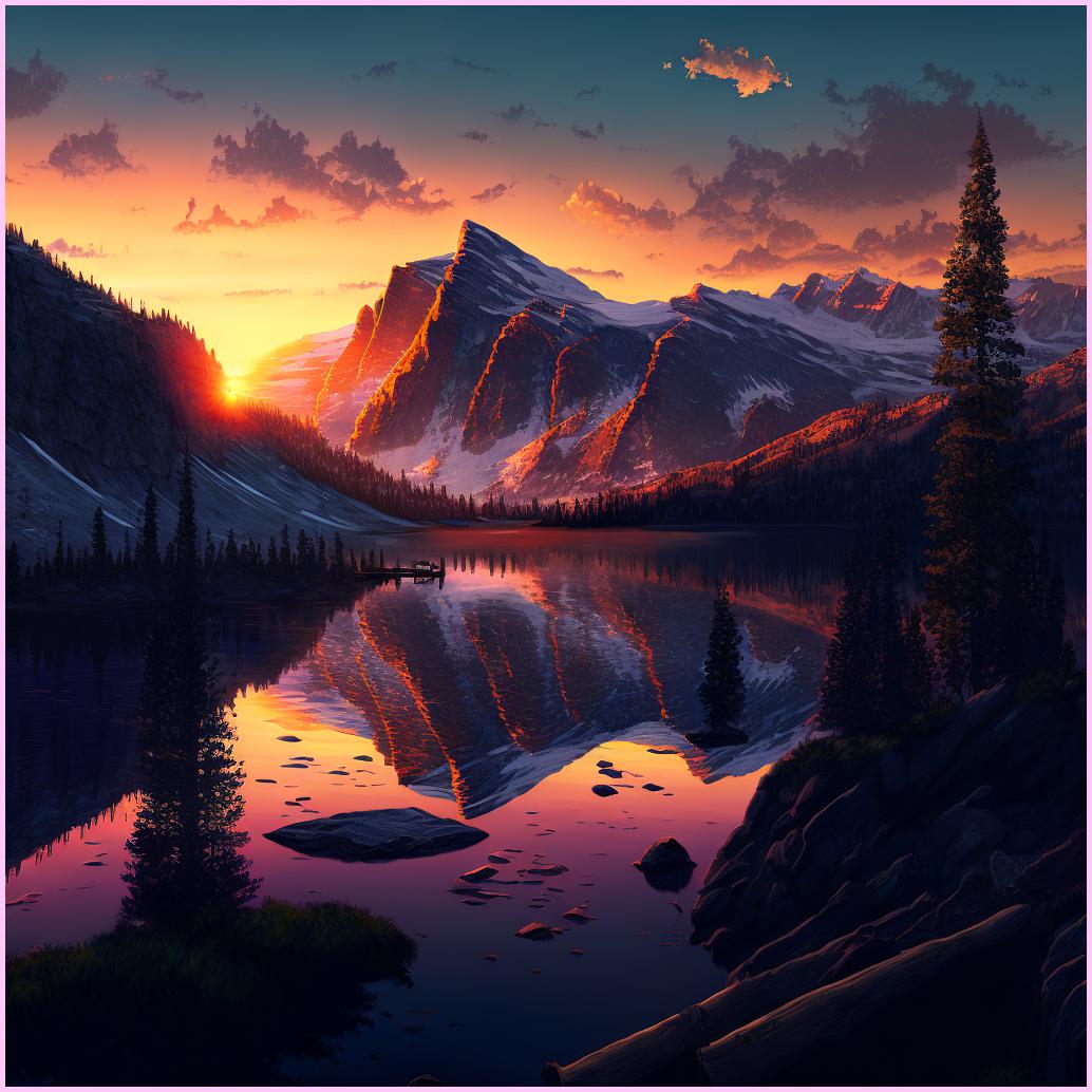 Colorado Mountains — Diamond Painting Kit