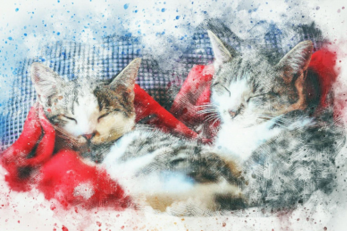 Cozy Kittens — Diamond Painting Kit