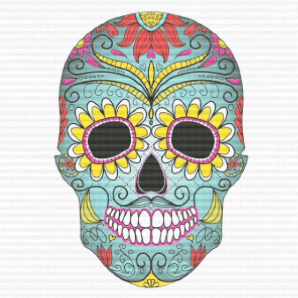 Day Of The Dead Skull — Diamond Painting Kit