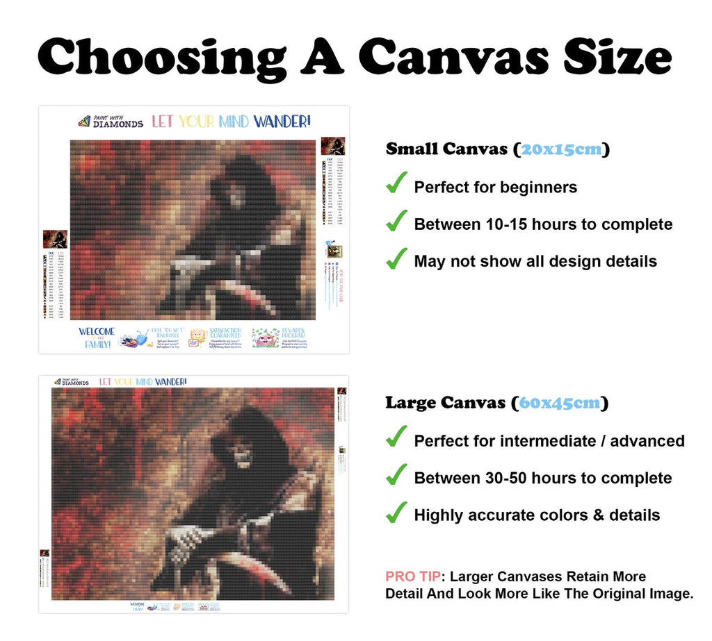 Death Awaits — Diamond Painting Kit