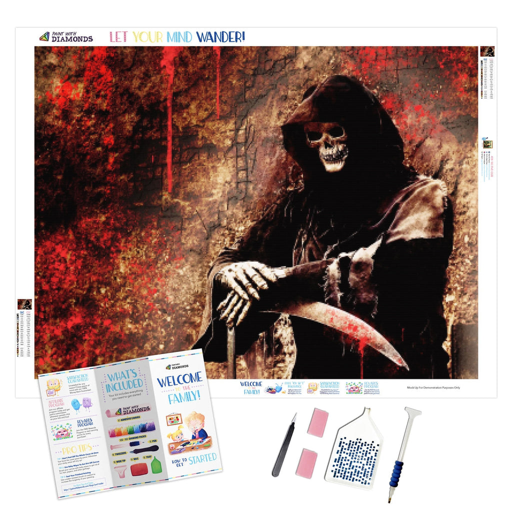 Death Awaits — Diamond Painting Kit