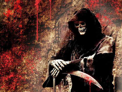 Death Awaits — Diamond Painting Kit