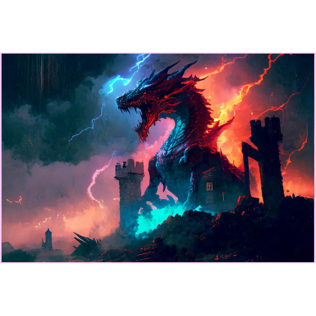 Defender Dragon — Diamond Painting Kit