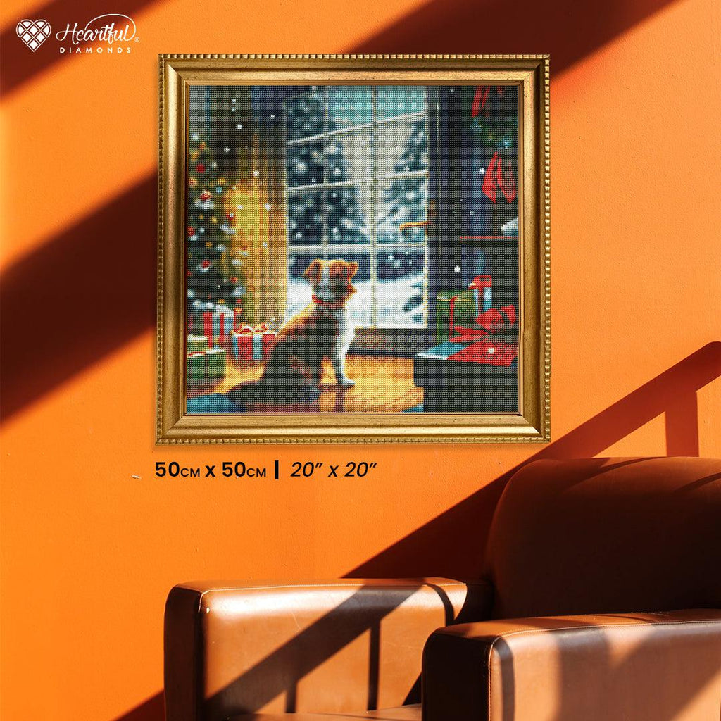 Merry Christmas with Fido — Diamond Painting Kit