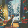 Merry Christmas with Fido — Diamond Painting Kit