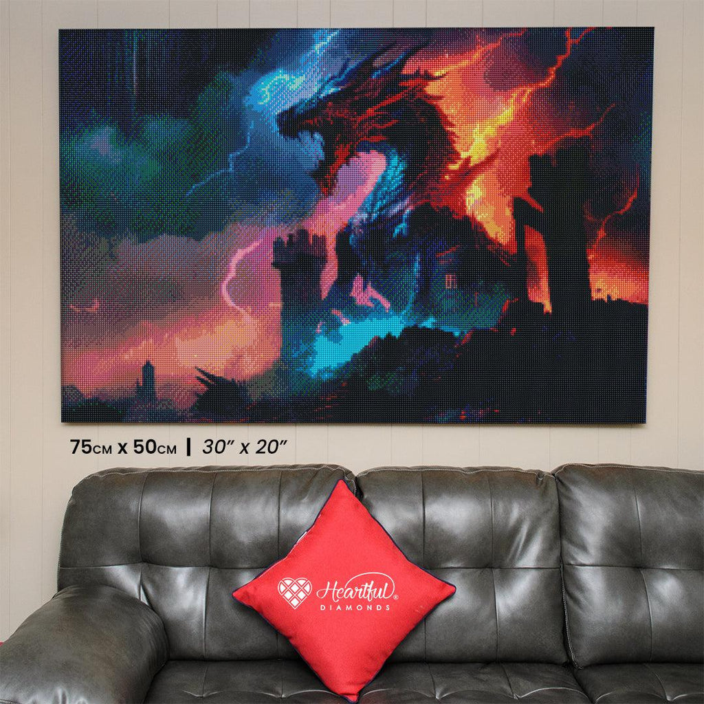 Defender Dragon — Diamond Painting Kit