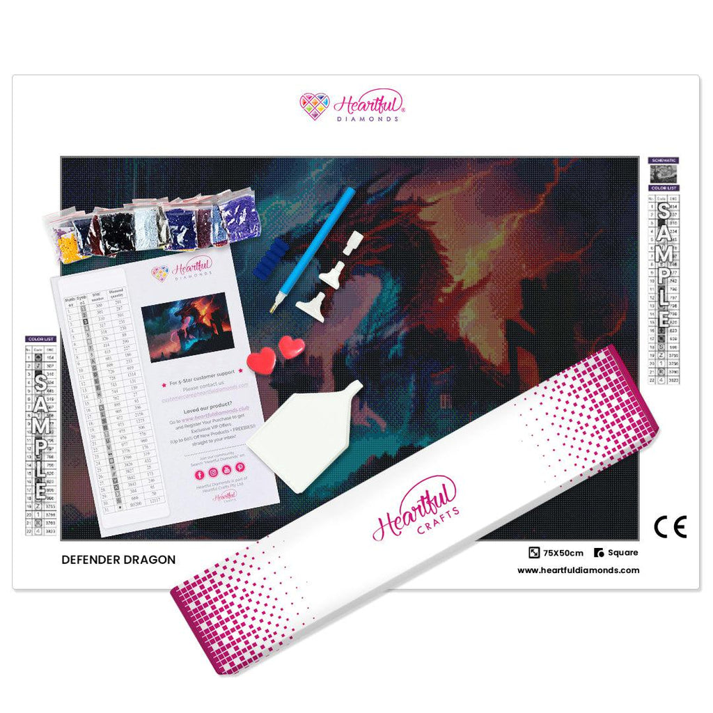Defender Dragon — Diamond Painting Kit
