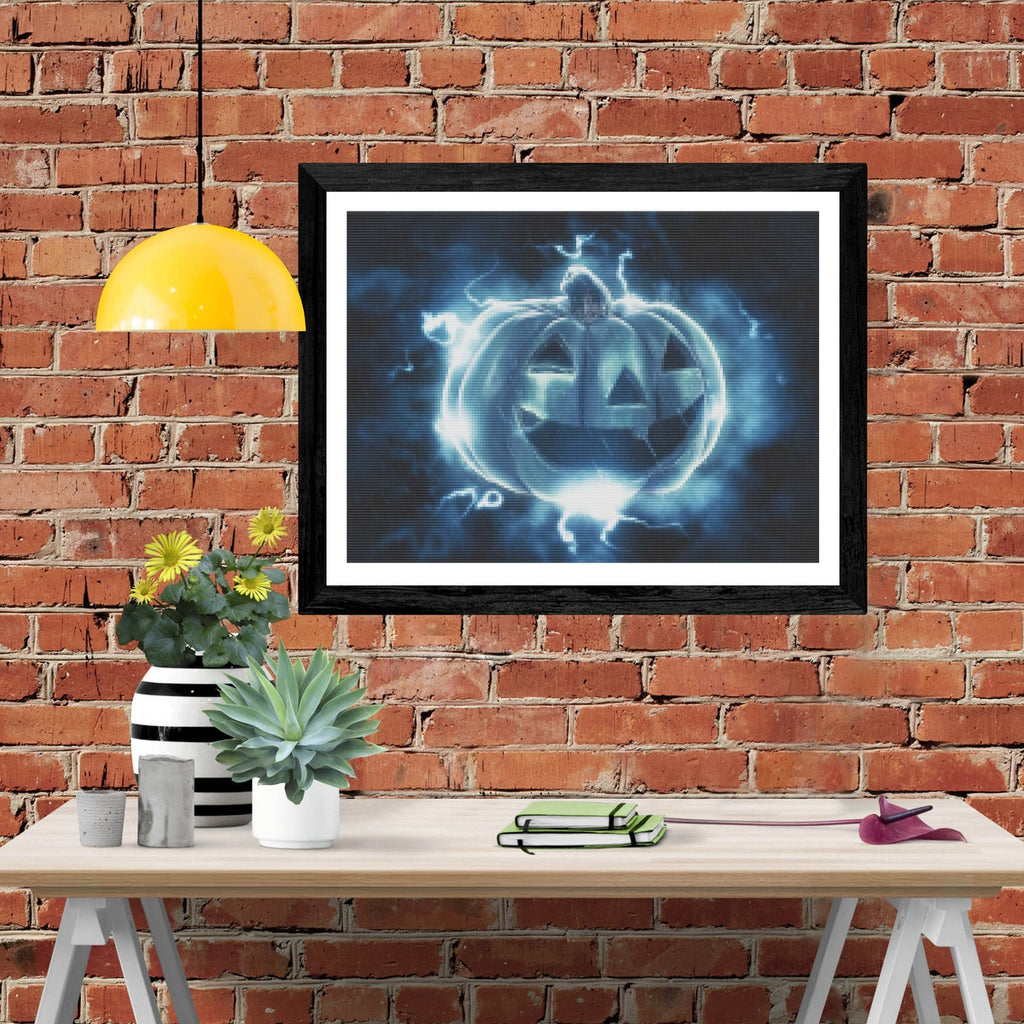 Electric Pumpkin — Diamond Painting Kit