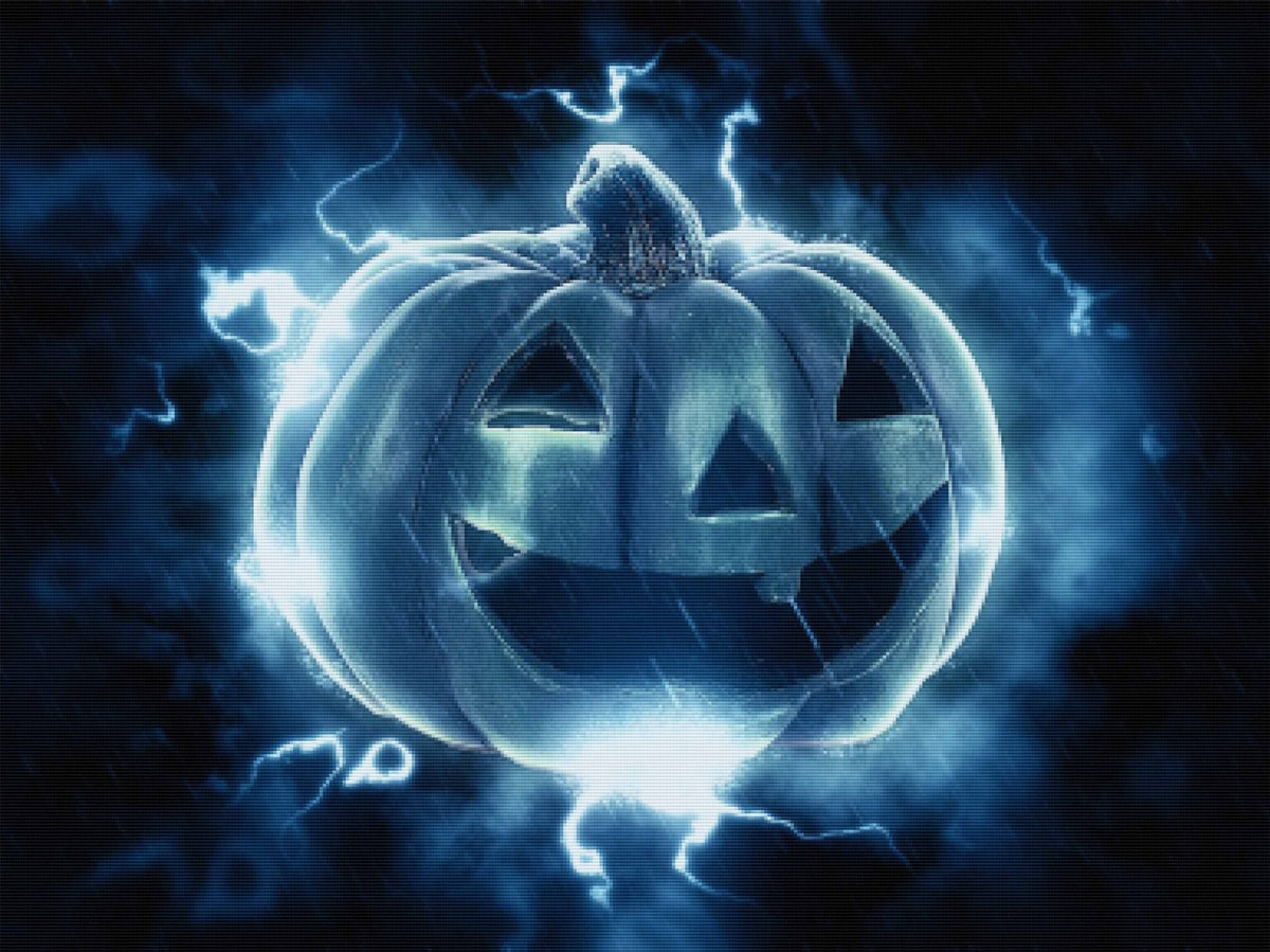 Electric Pumpkin — Diamond Painting Kit