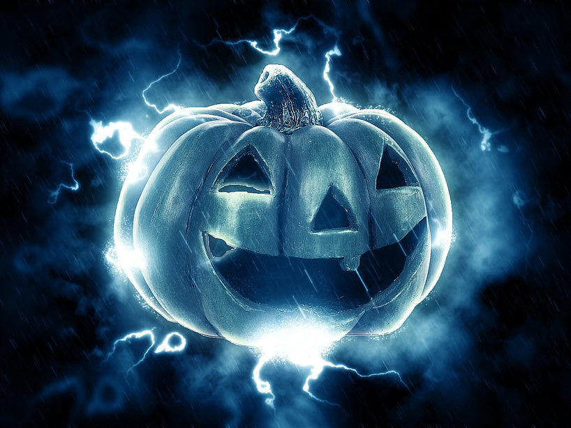 Electric Pumpkin — Diamond Painting Kit