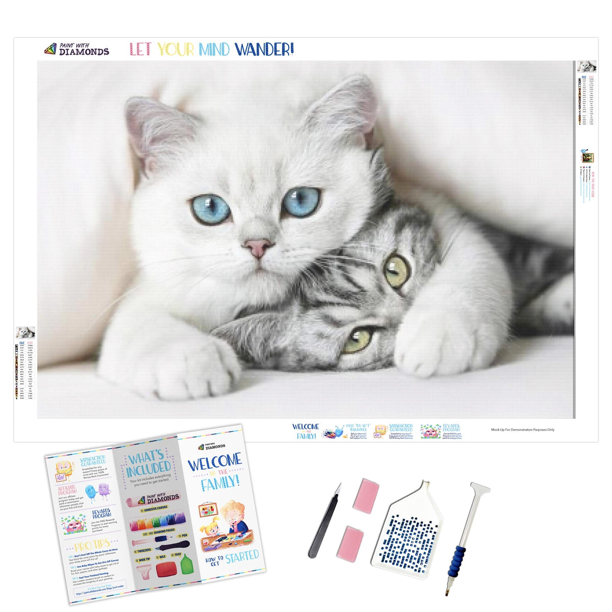 Emerald And Azure — Diamond Painting Kit