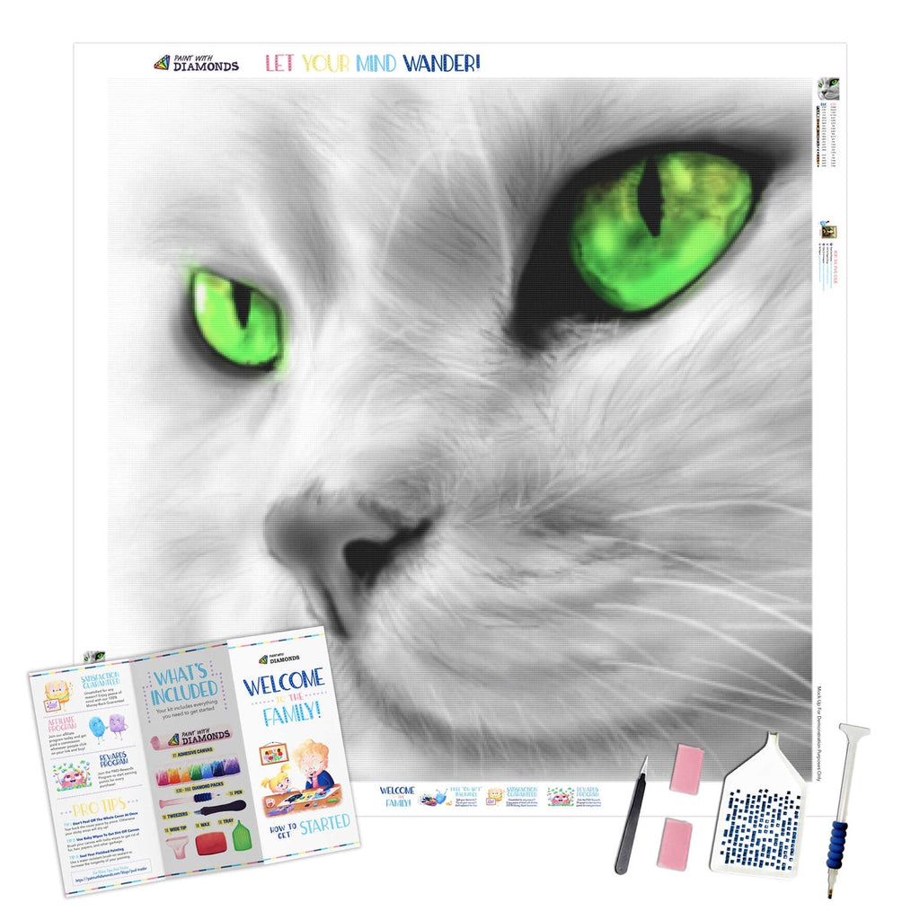 Emerald Eyes — Diamond Painting Kit