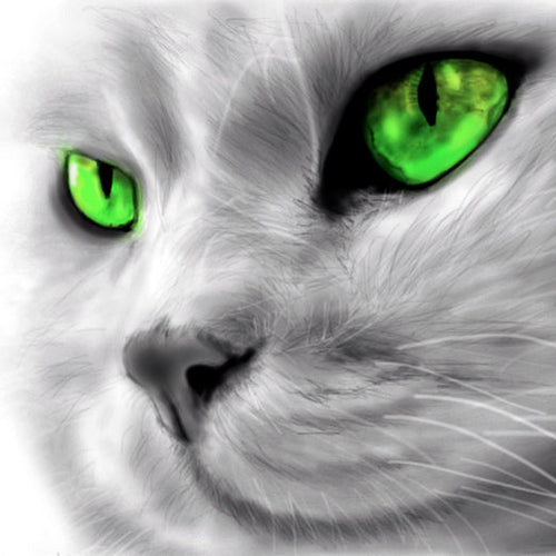 Emerald Eyes — Diamond Painting Kit