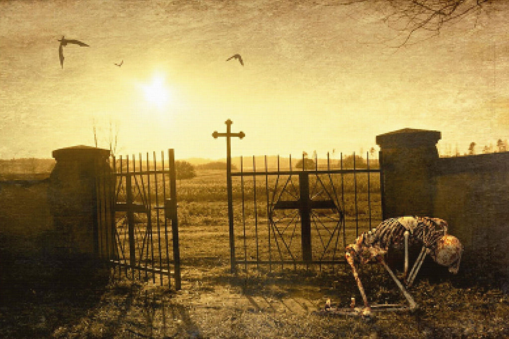 Fantasy Cemetery — Diamond Painting Kit