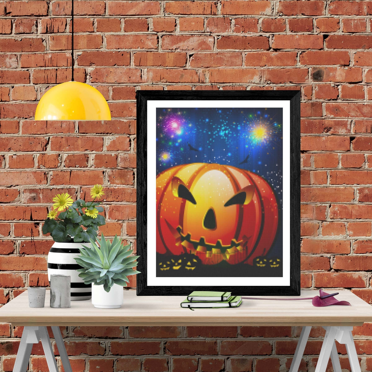 Fireworks On Halloween — Diamond Painting Kit