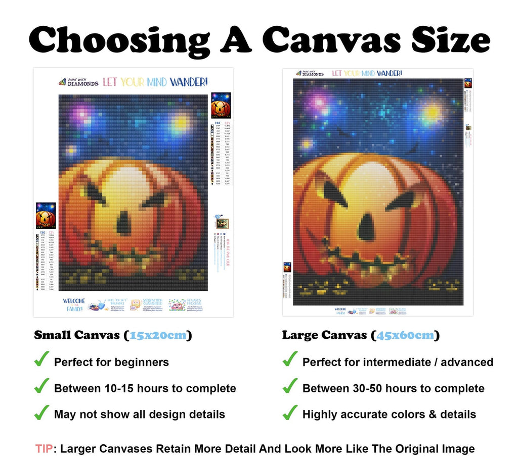 Fireworks On Halloween — Diamond Painting Kit