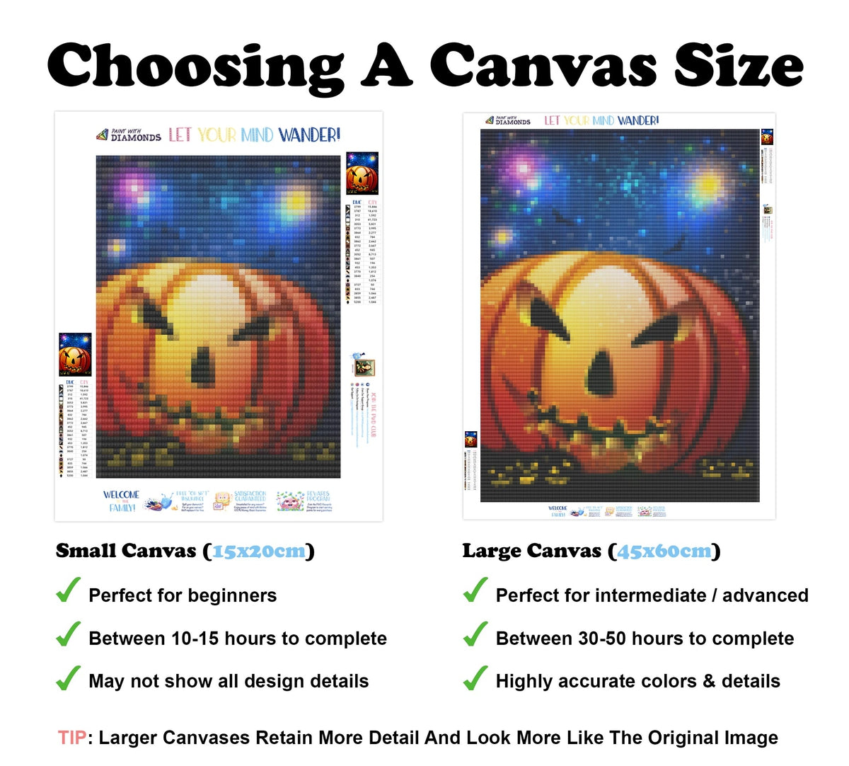 Fireworks On Halloween — Diamond Painting Kit