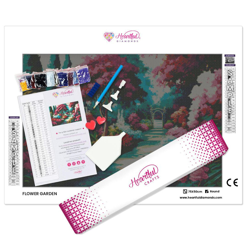 Garden of Flowers — Diamond Painting Kit