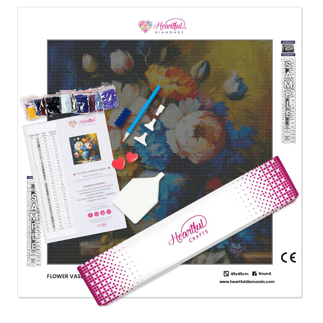 Bouquet of Bright Blooms — Diamond Painting Kit