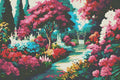 Garden of Flowers — Diamond Painting Kit