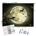 Full Moon On Halloween — Diamond Painting Kit